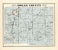 County Map, Logan County 1875